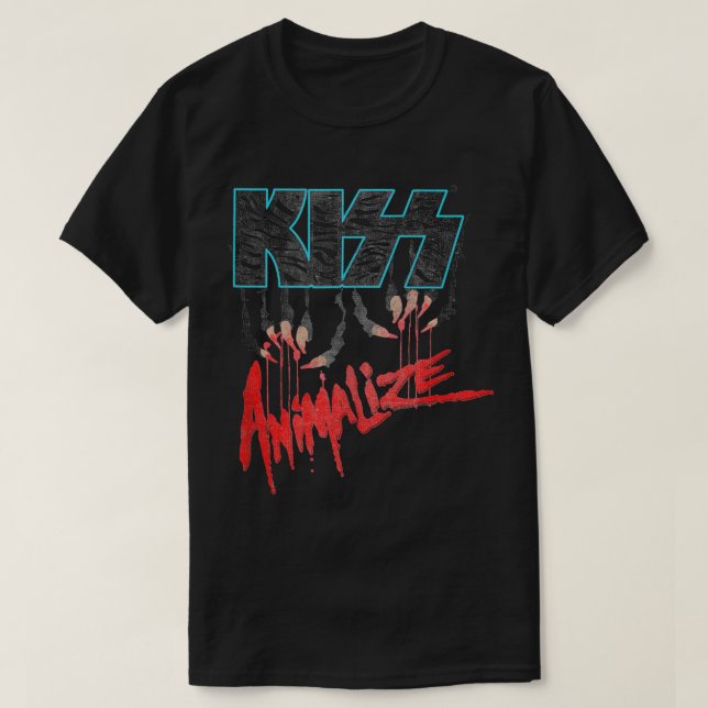 Camiseta KISS - Animar el tanque superior (Diseño del anverso)