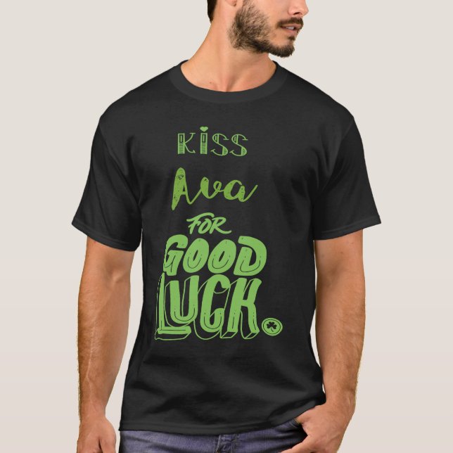 Camiseta Kiss Ava For Good Luck  St Patricks (Anverso)
