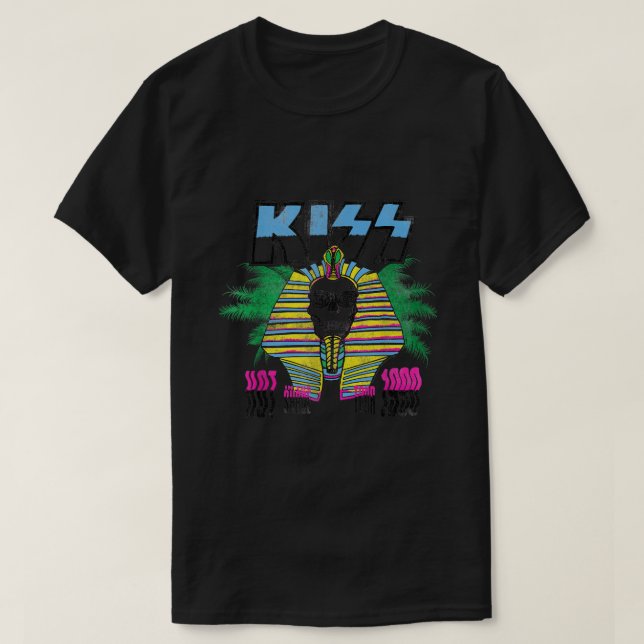 Camiseta KISS caliente en gira sombreada (Diseño del anverso)