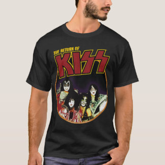 Camiseta KISS: El regreso de KISS 1979 Iron On Look Classic