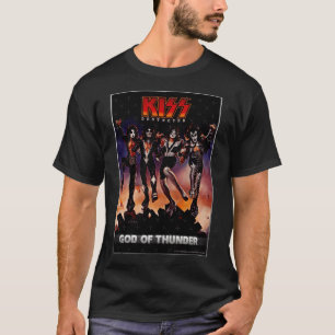 Camiseta KISS la banda Destroyer Dios del trueno familia