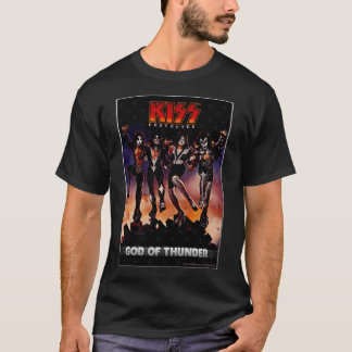 Camiseta KISS la banda Destroyer Dios del trueno familia