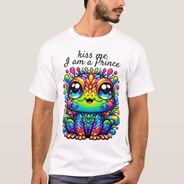 Camiseta kiss me i am a prince (Anverso)