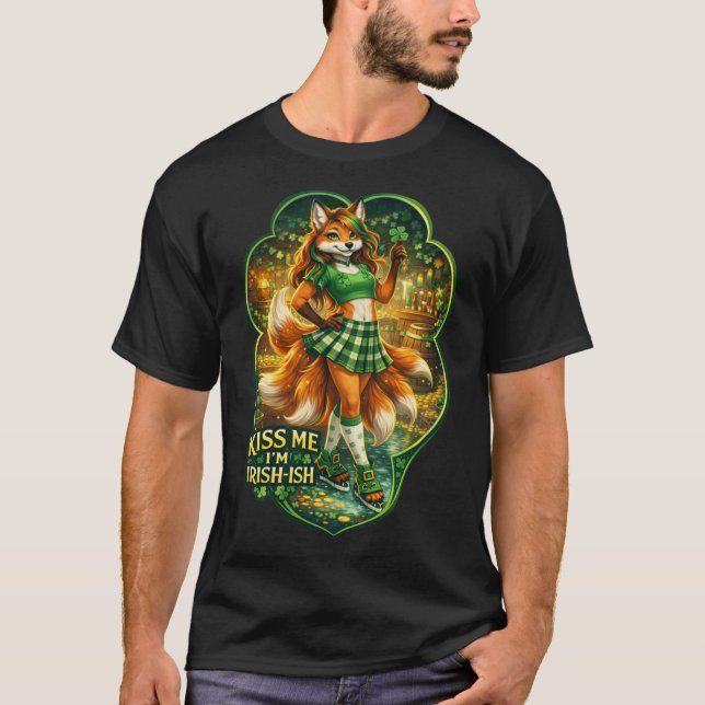 Camiseta Kiss Me I'm Irish-ish (Anverso)