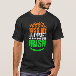 Camiseta Kiss Me It's My Birthday Patricks Day Irish C Sham