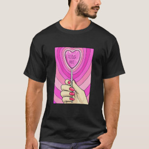 Camiseta Kiss Me Lollipop Candy Lovecore Aesthetic Taken Co