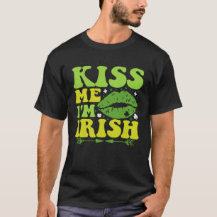 Camiseta Kiss Me Soy el Irlandés Shamrock St Patrick s Day