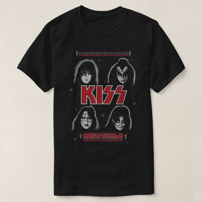 Camiseta KISS Merry KISSmas (Diseño del anverso)