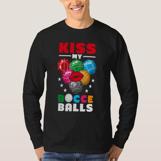 Camiseta Kiss My Bocce Balls Player (Anverso)