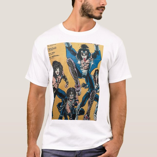 CAMISETA KISS SUPERHEROES (Anverso)
