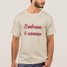 Camiseta Kiss The Cook, French 