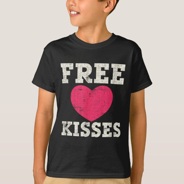 Camiseta Kisses Valentine  (Anverso)