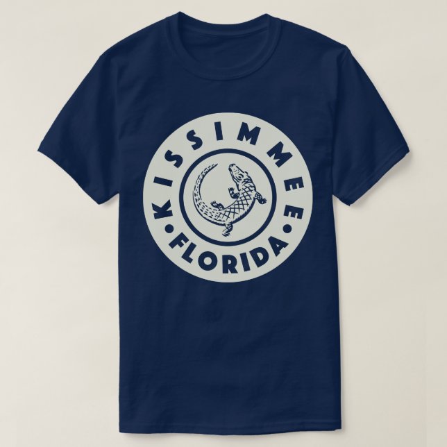 Camiseta Kissimmee Florida Circle Tan (Diseño del anverso)