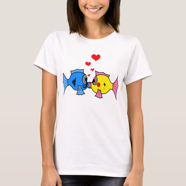 CAMISETA KISSING FISH (Anverso)