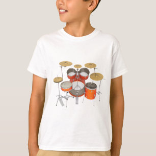 Camiseta Kit de batería naranja: