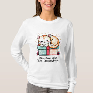 Camiseta Kit de dormir acogedor gatito - Regalo de invierno