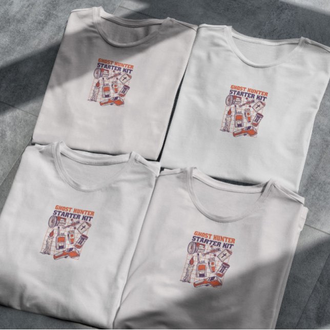 Camiseta Kit de equipo de cazador de fantasma (Subido por el creador)