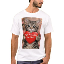 Camiseta "Kit de Feliz Día de la Madre Corazón Gat