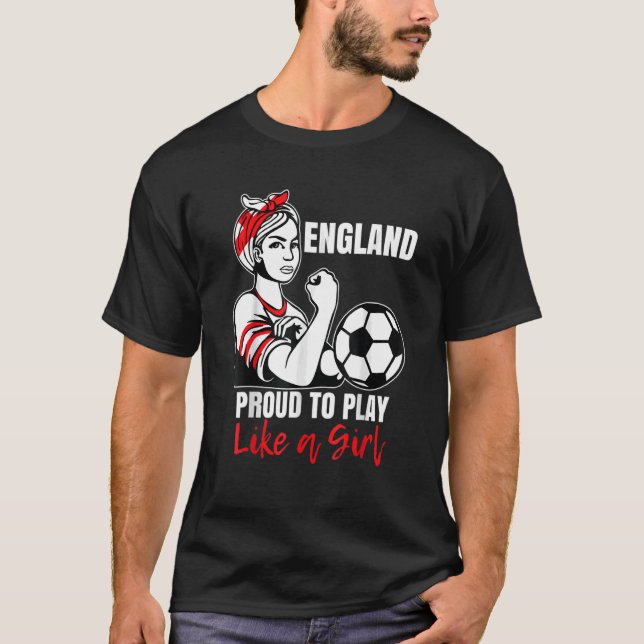 Camiseta Kit de fútbol femenino de Inglaterra para Chicas y (Anverso)