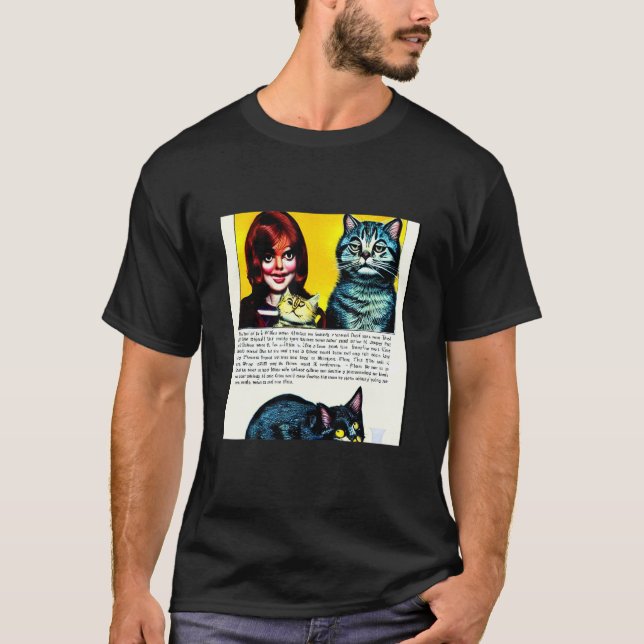 Camiseta Kit de gatitos de gatitos de juguete de moda estil (Anverso)