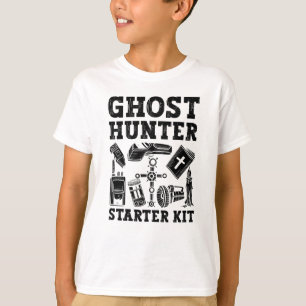Camiseta Kit de inicio de cazador de fantasmas de fantasma 