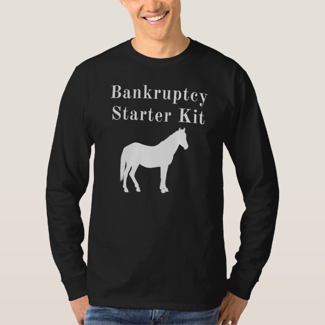 Camiseta Kit de inicio de la bancarrota de caballos (Anverso)