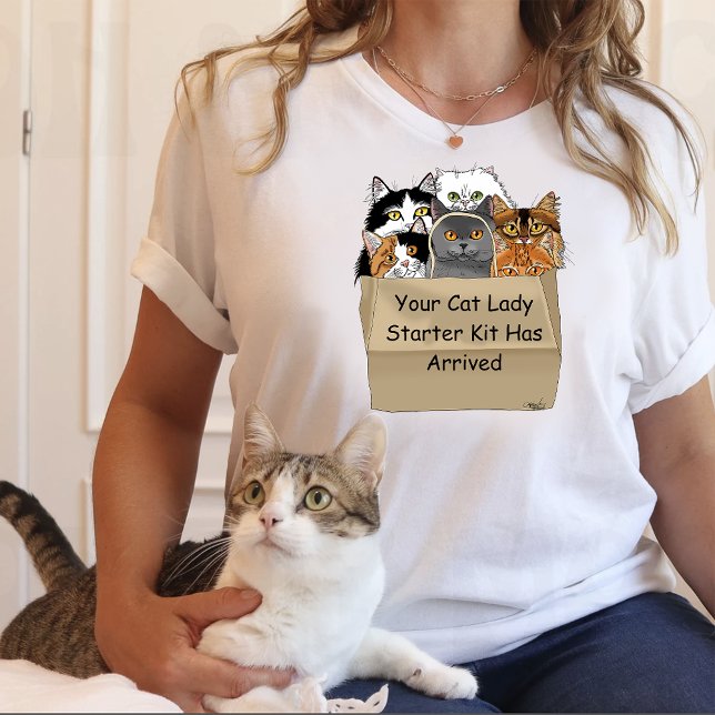 Camiseta Kit de inicio de la dama del gato (Subido por el creador)