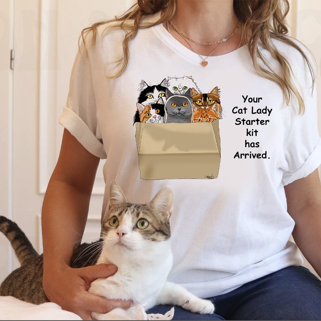 Camiseta Kit de inicio de la dama del gato (Subido por el creador)