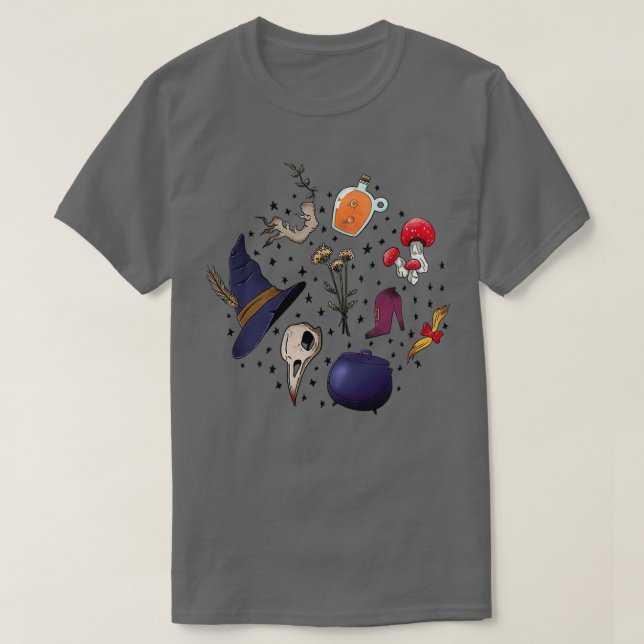 Camiseta Kit de pequeñas brujas (Diseño del anverso)