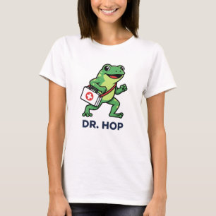 Camiseta Kit de primeros auxilios de rana gráfica en negrit