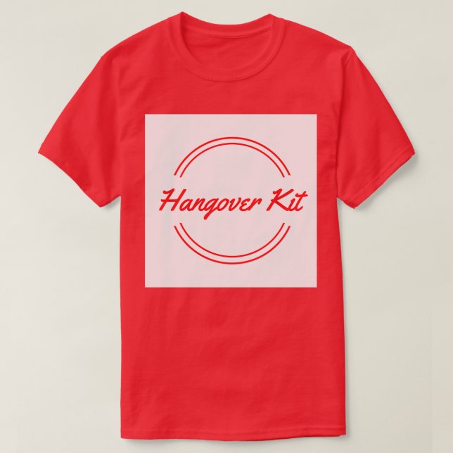 Camiseta Kit de resaca 1 (Diseño del anverso)