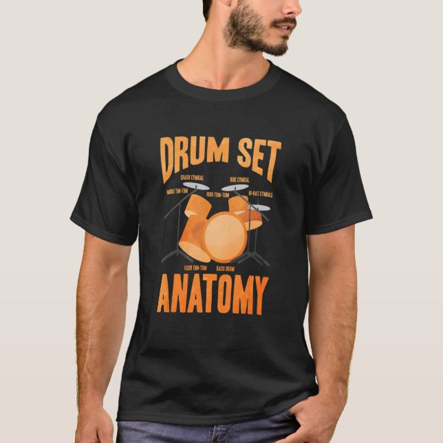 Camiseta Kit de tambor Guay Drummer 18 (Anverso)