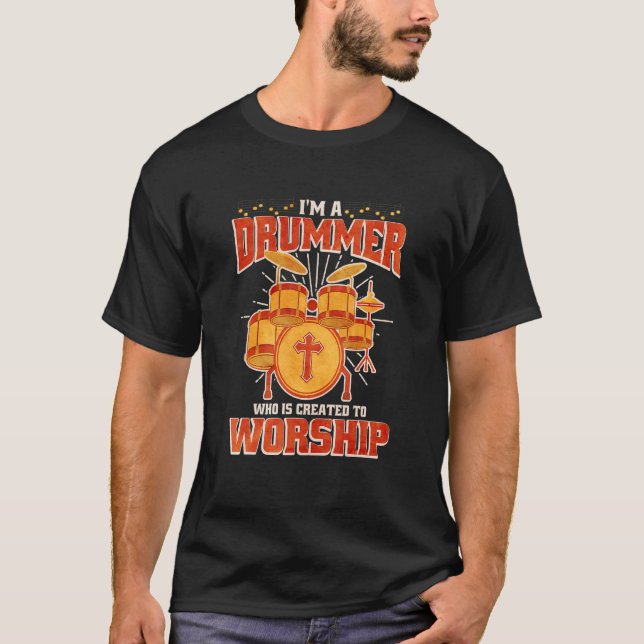 Camiseta Kit de tambor Guay Drummer Bass Set 8 (Anverso)