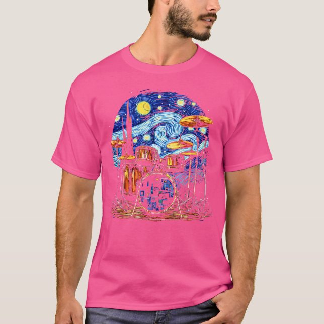 Camiseta Kit de tambor tambores de arte percusionista percu (Anverso)