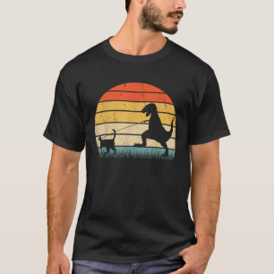 Camiseta Kit divertido estilo 70s de dinosaurios de gato vi