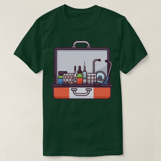 Camiseta Kit médico 1 (Diseño del anverso)