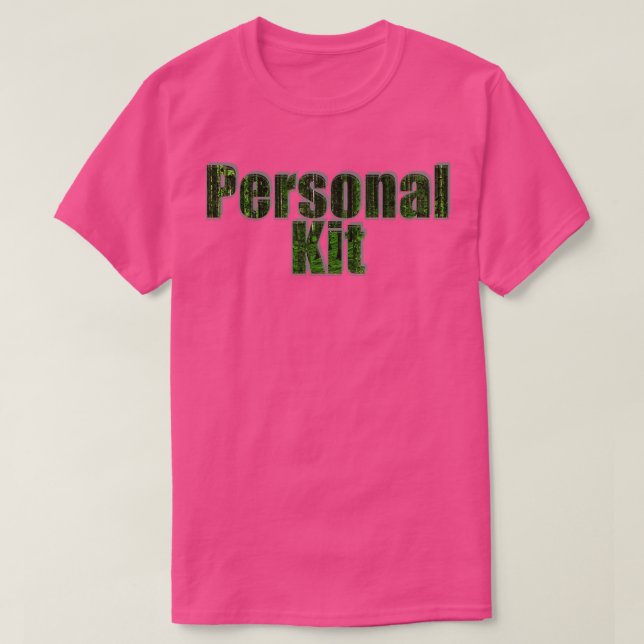 Camiseta Kit personal (Diseño del anverso)