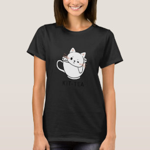 Camiseta Kit Té Cat Cuteado Y Cat Tea