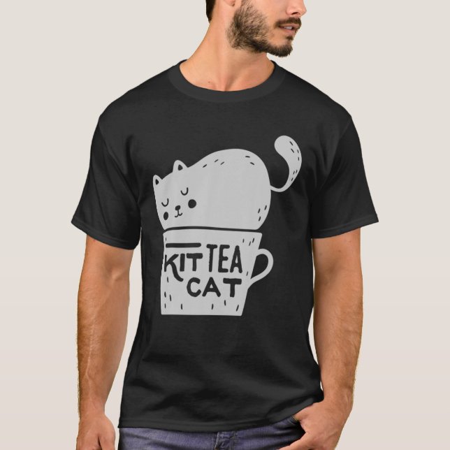 Camiseta Kit Tea Cat - Cats Tri-Blend (Anverso)
