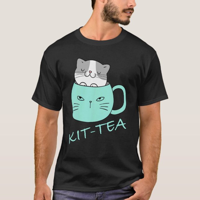 Camiseta Kit Tea Cat Cuate Y Cat 4 (Anverso)
