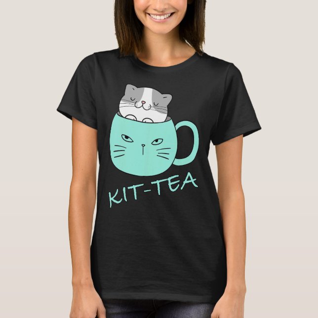 Camiseta Kit Tea Cat Cuate Y Cat 4 (Anverso)