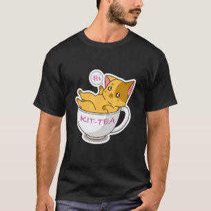 Camiseta Kit Tea Cat Cute Y Cat 5