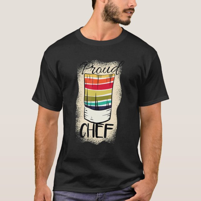 Camiseta Kitchen Chef Profesora Restaurante Chef Gorra (Anverso)
