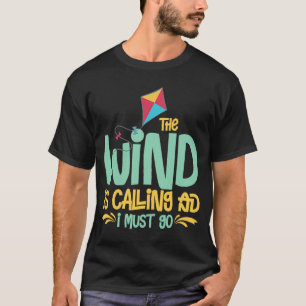 Camiseta Kite Flying Beginner Winunt Kite Cita