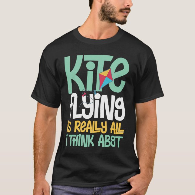Camiseta Kite Flying Beginner Winunt Kite Cita 1 (Anverso)