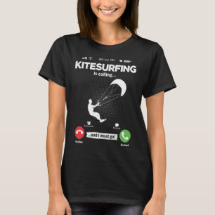 Camiseta Kite Surfing Dice Que Debo Ir A Surfing Hobby Ki