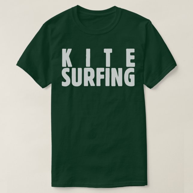 Camiseta Kite Surfing White (Diseño del anverso)