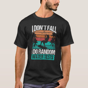 Camiseta Kiteboarder Gracioso No me caigo el humor Kitesurf