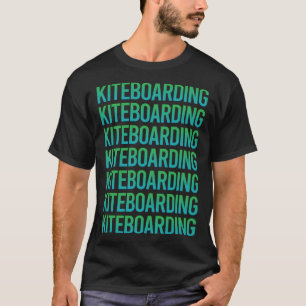 Camiseta Kiteboarder Kiteboard de Gradient Text