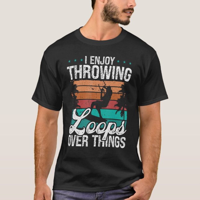 Camiseta Kiteboarder lanzando Loops Kitesurfer Kite Kiteboa (Anverso)